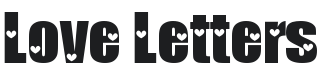 Love Letters Font Preview