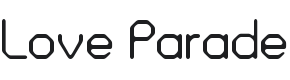Love Parade Font Preview