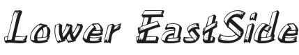 Lower EastSide Italic Font Preview