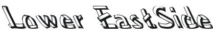 Lower EastSide Lefty Font Preview
