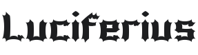 Luciferius Font Preview