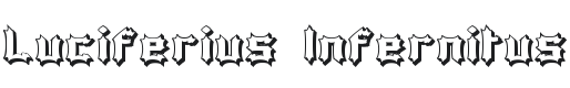 Luciferius Infernitus Font Preview