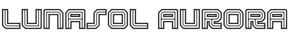 Lunasol Aurora-Regular Font Preview