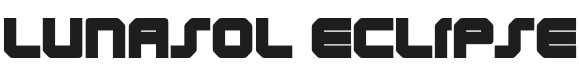 Lunasol Eclipse-Regular Font Preview