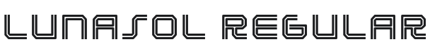 Lunasol-Regular Font Preview
