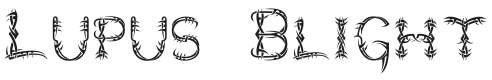 Lupus Blight Font Preview