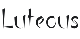 Luteous Font Preview