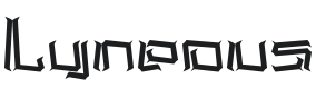 Lyneous BRK Font Preview