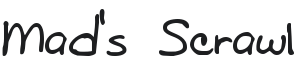 Mad's Scrawl Font Preview