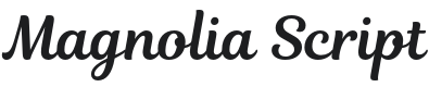 Magnolia Script Font Preview