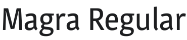 Magra Font Preview