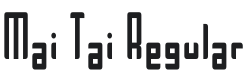 Mai Tai Font Preview
