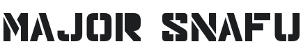 Major Snafu Font Preview