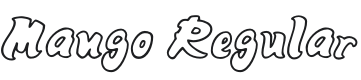Mango-Regular Font Preview