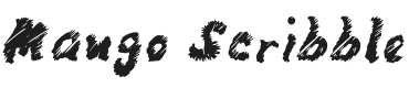 Mango Scribble-Regular Font Preview
