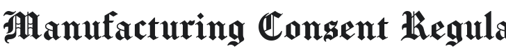 Manufacturing Consent Font Preview