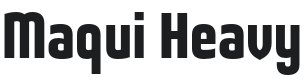 Maqui Font Preview