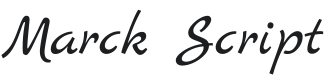 Marck Script Font Preview