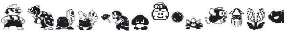 MarioBros Font Preview