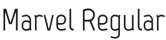 Marvel Font Preview