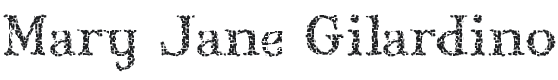Mary Jane Gilardino Font Preview