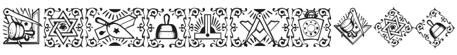 Masonic Font Preview