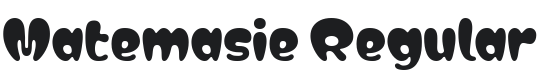 Matemasie Font Preview