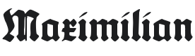 Maximilian Font Preview