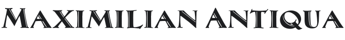 Maximilian Antiqua Font Preview