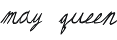 May Queen Font Preview