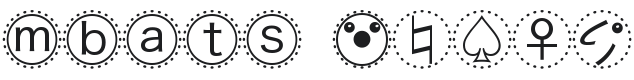 MBats Font Preview