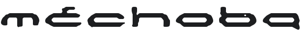 Mechoba Font Preview