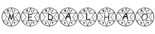 Medalhão Font Preview