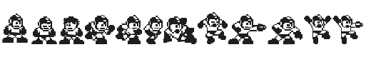 MegaMan Font Preview