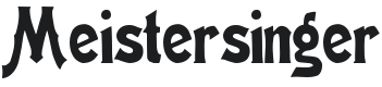 Meistersinger Font Preview