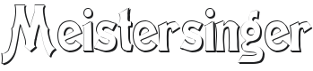 Meistersinger Shadow Font Preview
