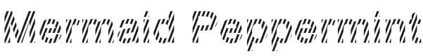 Mermaid Peppermint Font Preview