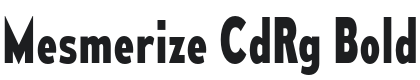 Mesmerize CdRg-Bold Font Preview
