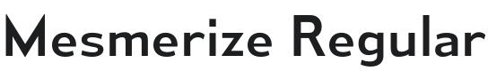 Mesmerize Font Preview