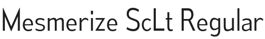 Mesmerize ScLt-Regular Font Preview