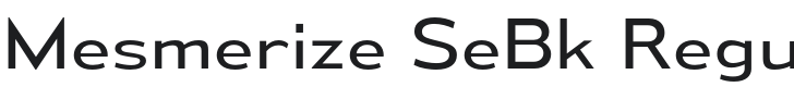 Mesmerize SeBk-Regular Font Preview