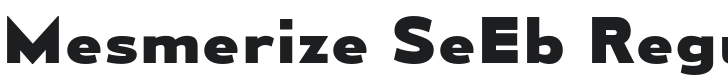 Mesmerize SeEb-Regular Font Preview