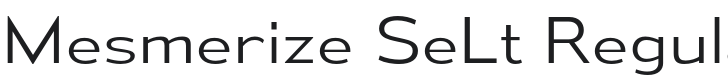Mesmerize SeLt-Regular Font Preview