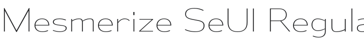 Mesmerize SeUl-Regular Font Preview
