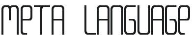 Meta Language Font Preview