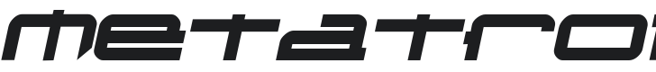 Metatron 2 Font Preview