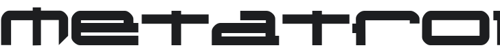 Metatron Font Preview