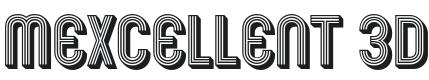 Mexcellent 3D Font Preview