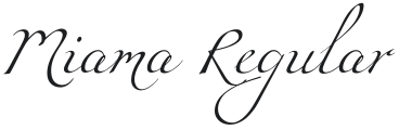 Miama Font Preview
