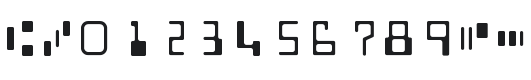 MICR Encoding Font Preview